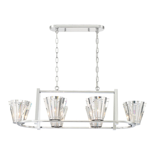 Ricca 6-Light 45" Chandelier