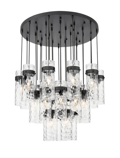 Fontaine 27 Light Chandelier Matte Black