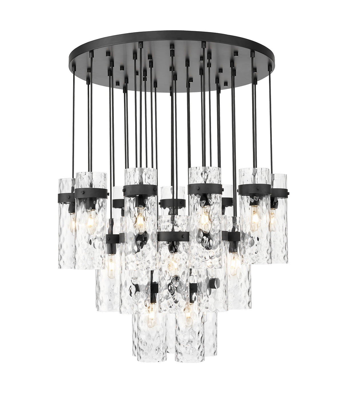 Fontaine 27 Light Chandelier Matte Black