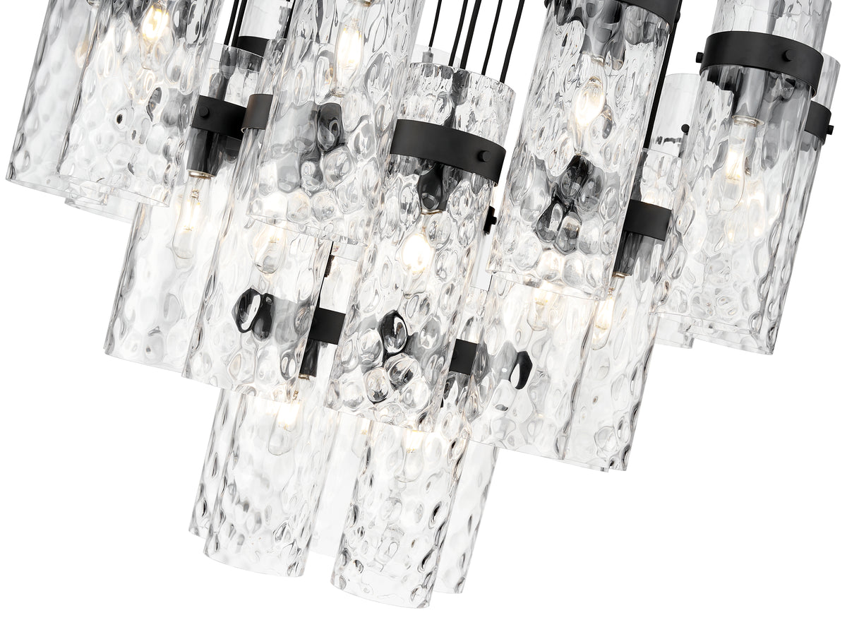Fontaine 27 Light Chandelier Matte Black