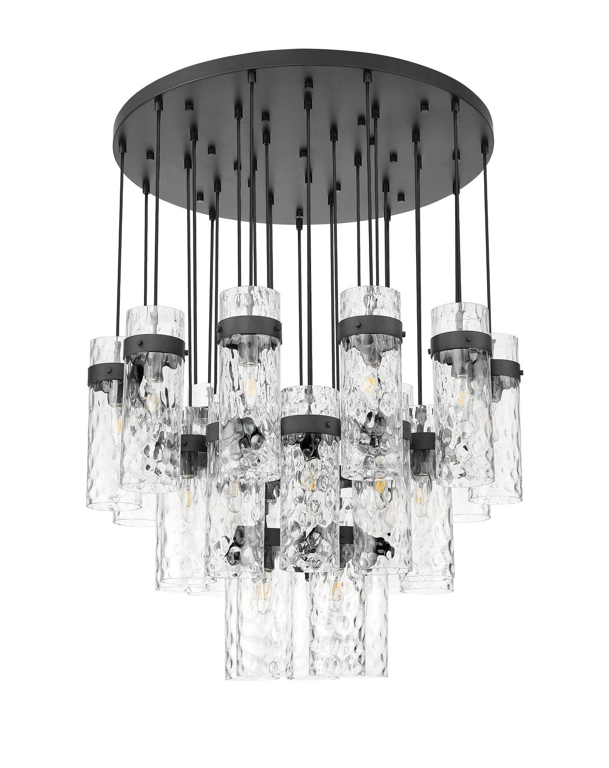 Fontaine 27 Light Chandelier Matte Black