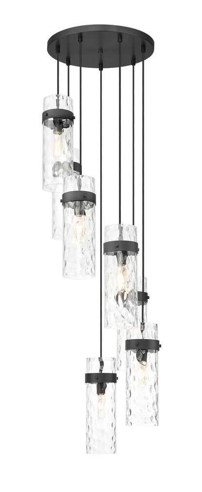 Fontaine 7 Light Chandelier Matte Black