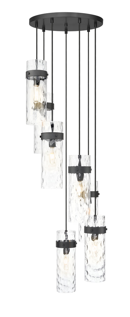Fontaine 7 Light Chandelier Matte Black