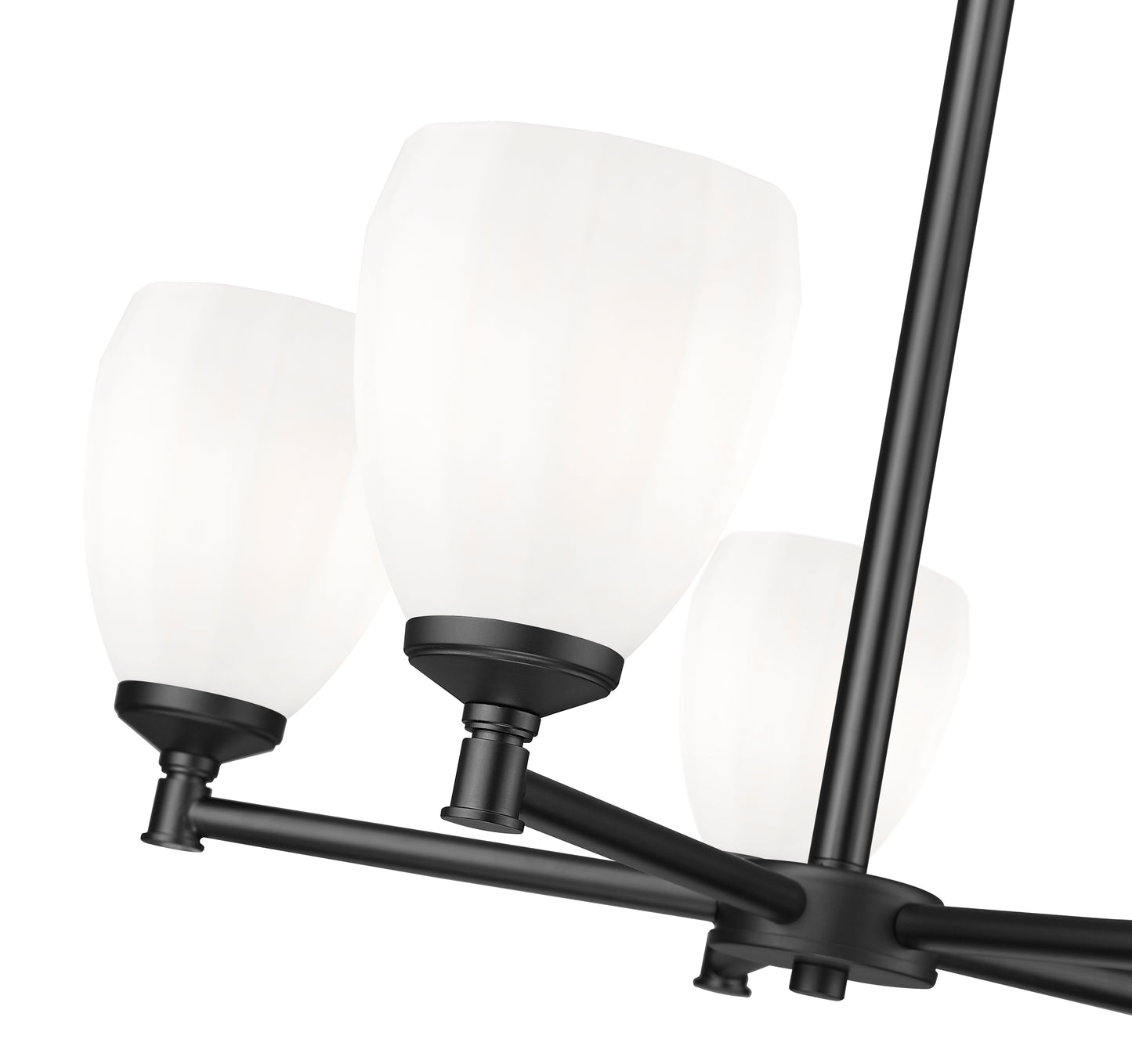 Oren 5 Light Chandelier Matte Black
