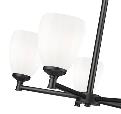 Oren 5 Light Chandelier Matte Black