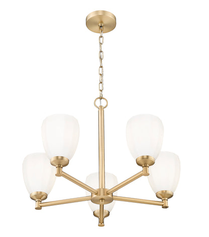 Oren 5 Light Chandelier Modern Gold