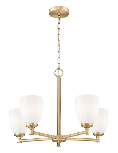 Oren 5 Light Chandelier Modern Gold