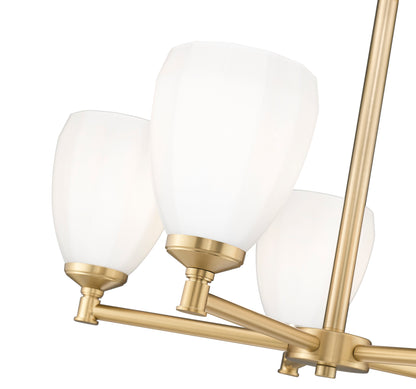 Oren 5 Light Chandelier Modern Gold