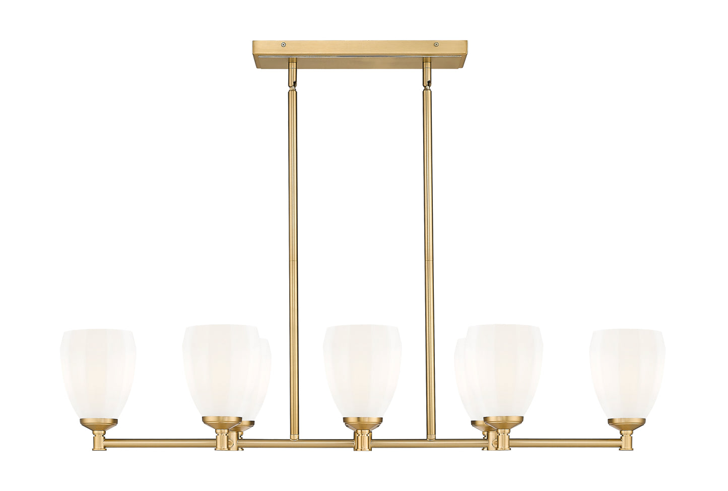 Oren 8 Light Linear Chandelier Modern Gold