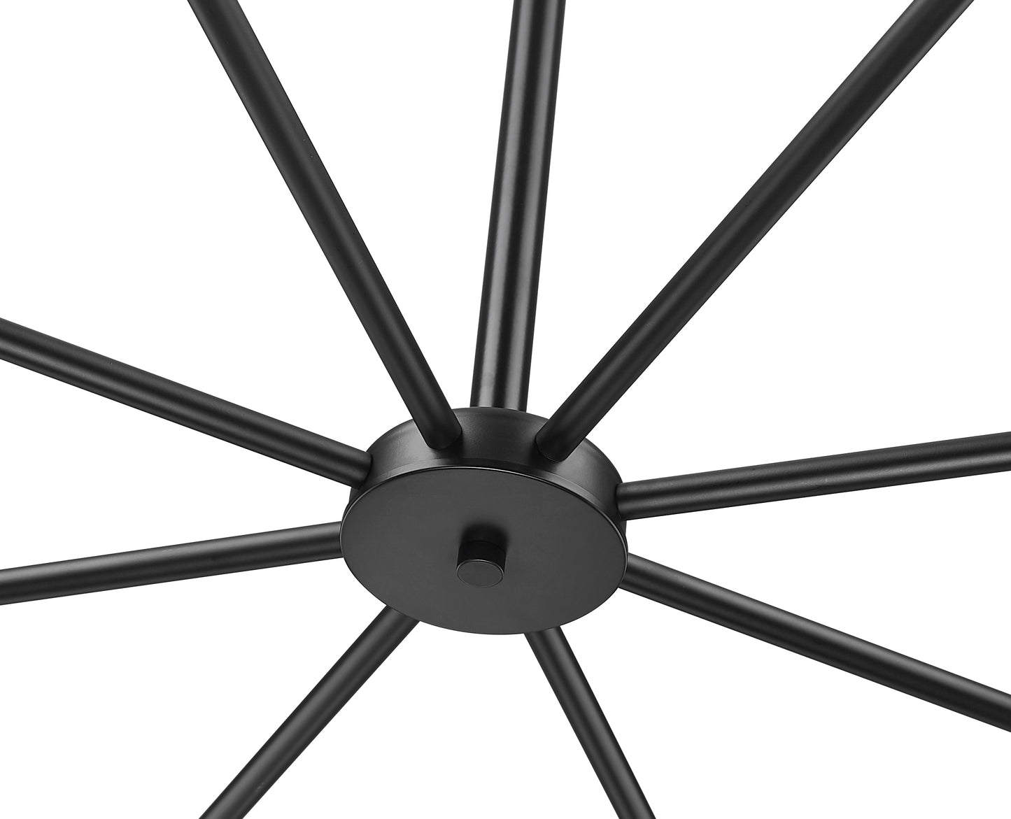 Oren 8 Light Chandelier Matte Black