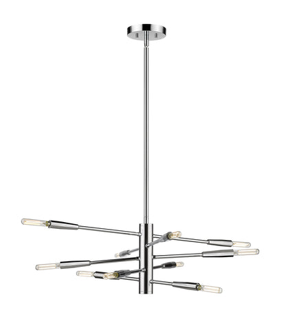 Ascension 10 Light Chandelier Chrome