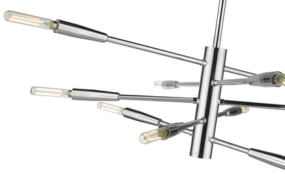 Ascension 10 Light Chandelier Chrome