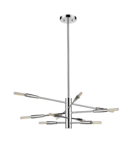 Ascension 10 Light Chandelier Chrome