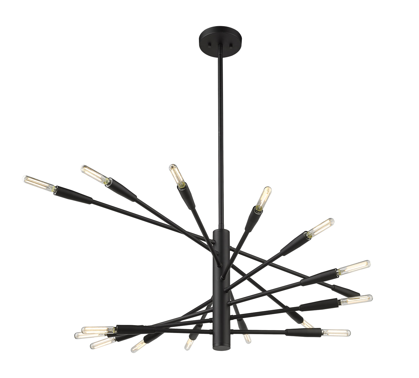 Ascension 16 Light Chandelier Matte Black