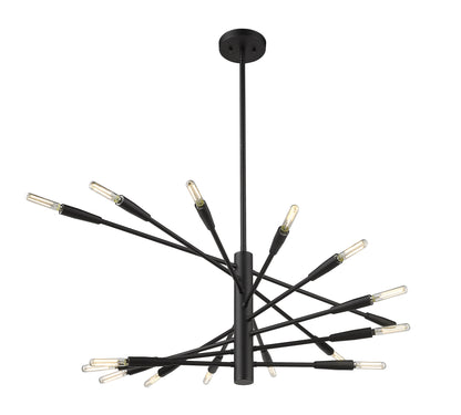 Ascension 16 Light Chandelier Matte Black