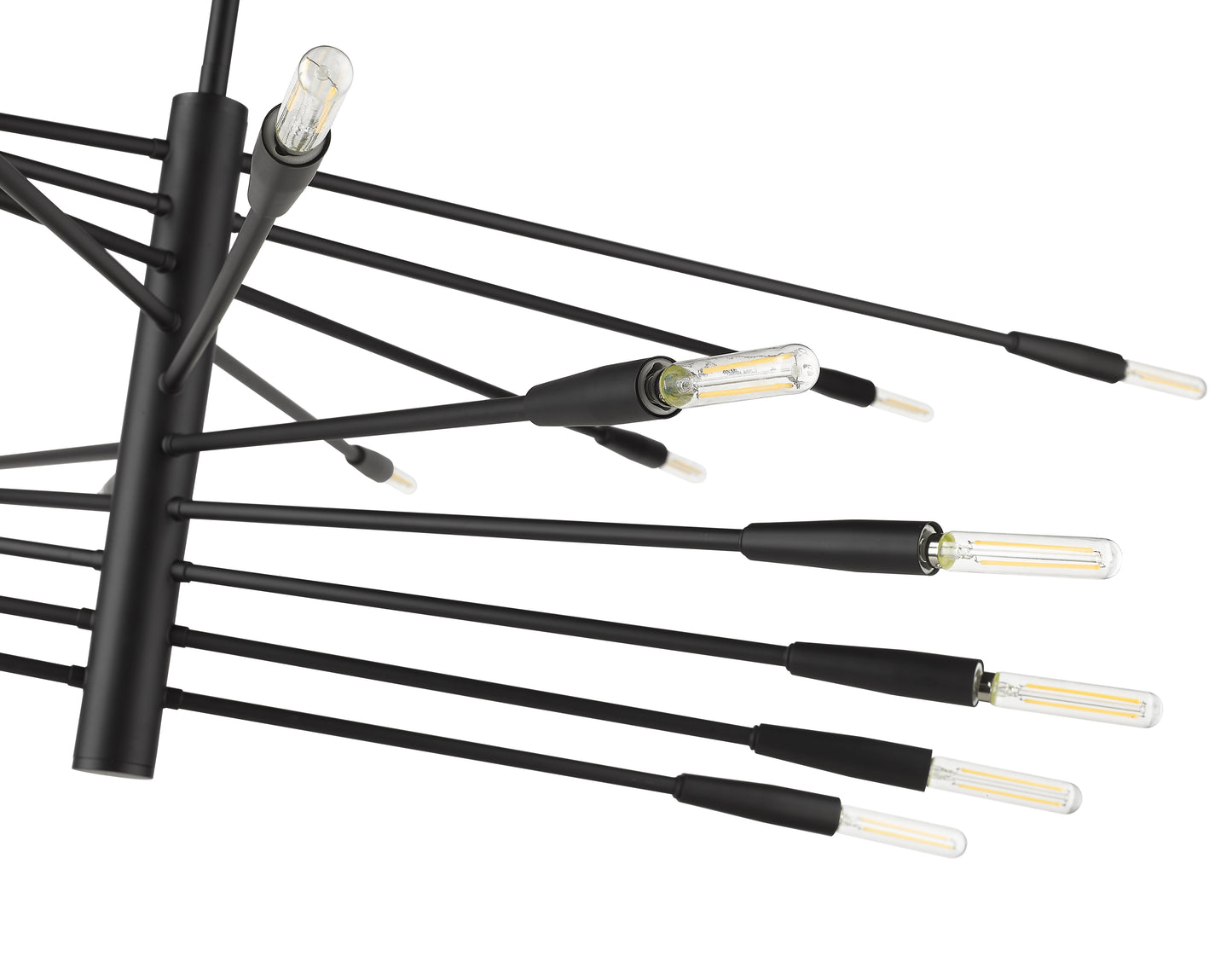 Ascension 20 Light Chandelier Matte Black
