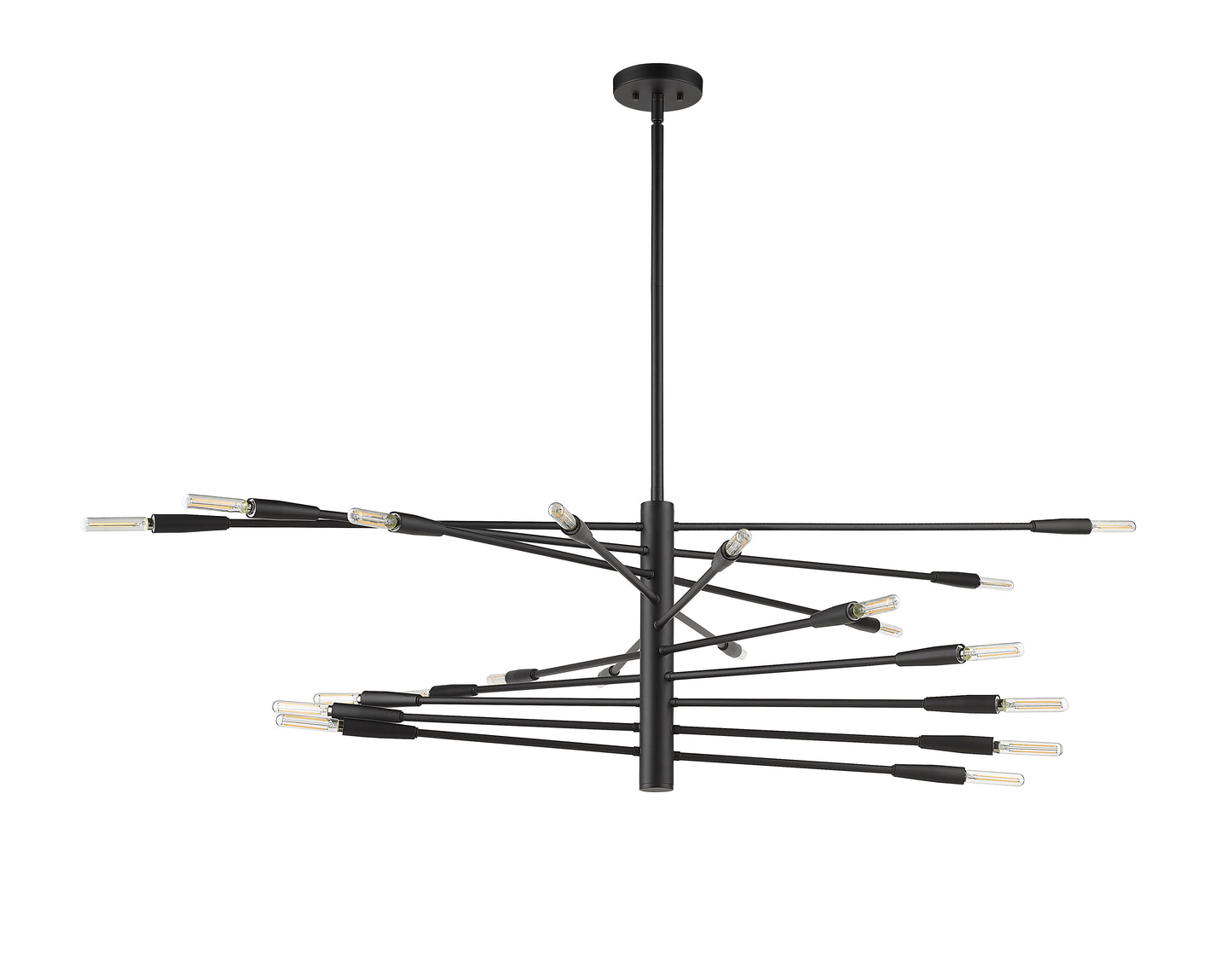 Ascension 20 Light Chandelier Matte Black