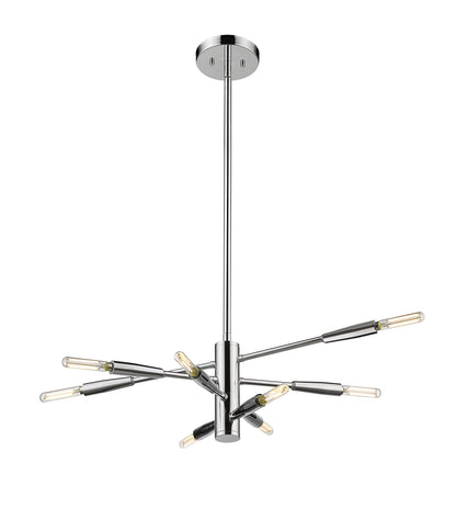 Ascension 8 Light Chandelier Chrome