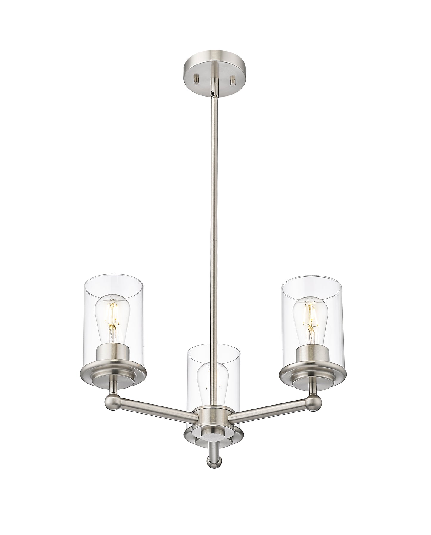 Thayer 3 Light Chandelier Brushed Nickel