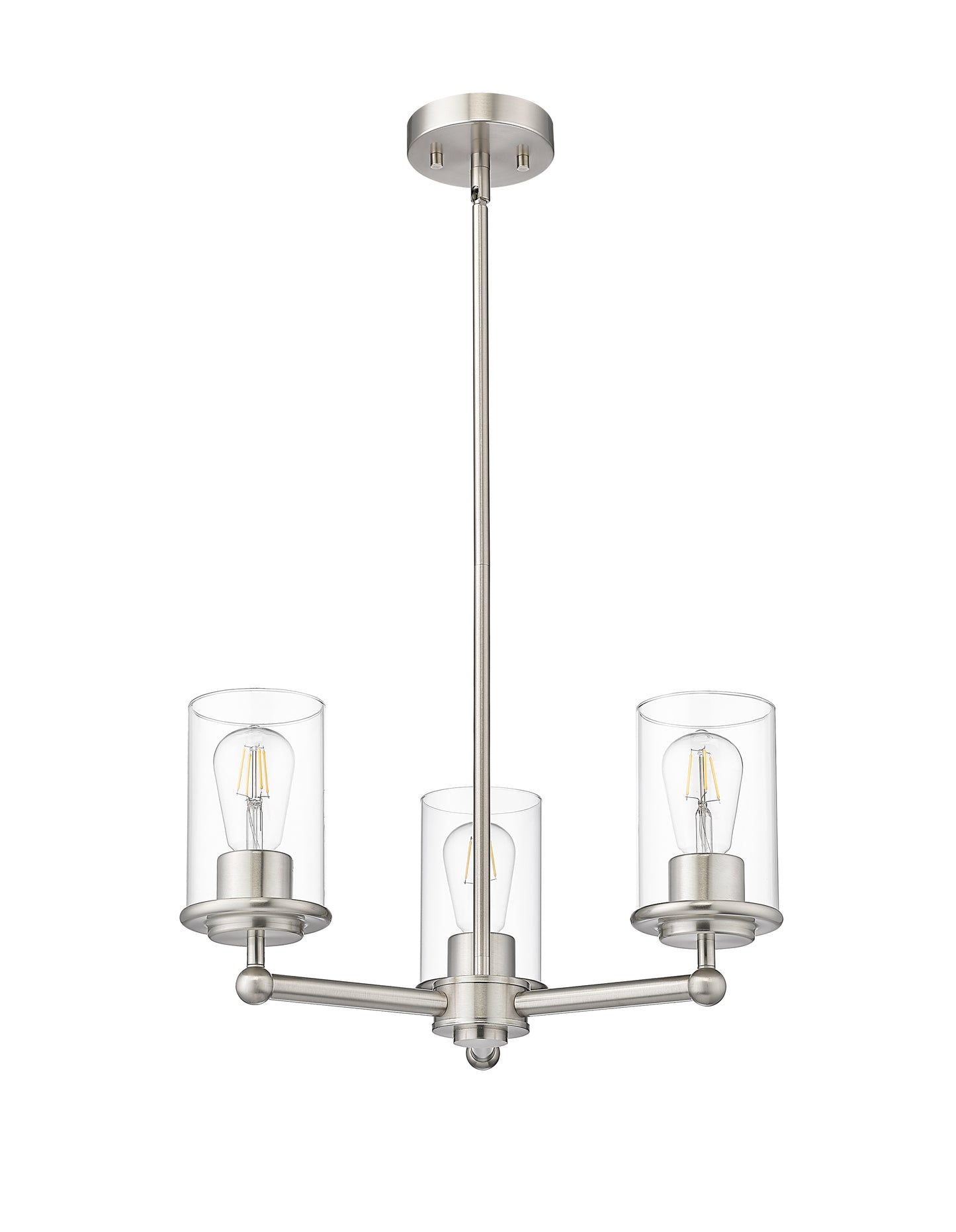 Thayer 3 Light Chandelier Brushed Nickel