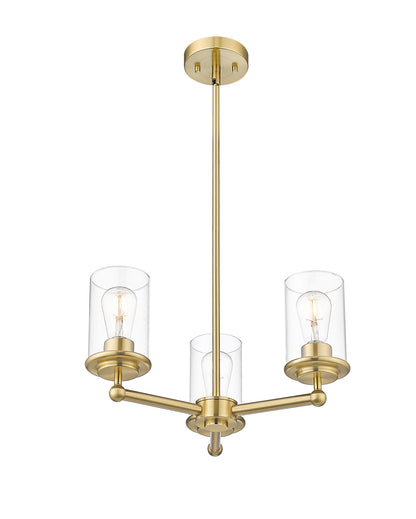 Thayer 3 Light Chandelier Luxe Gold