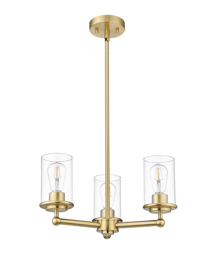 Thayer 3 Light Chandelier Luxe Gold