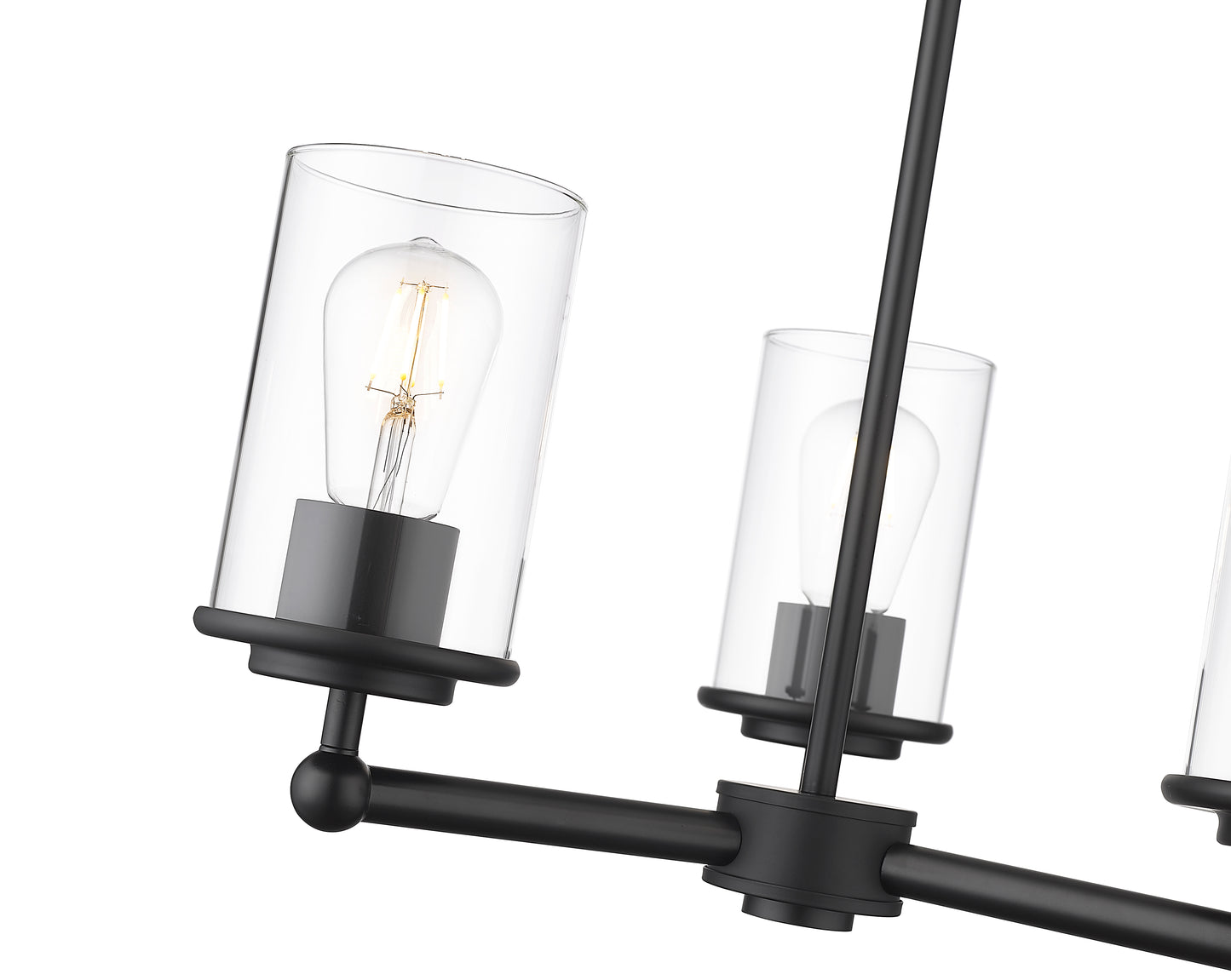 Thayer 3 Light Chandelier Matte Black