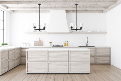 Thayer 3 Light Chandelier Matte Black