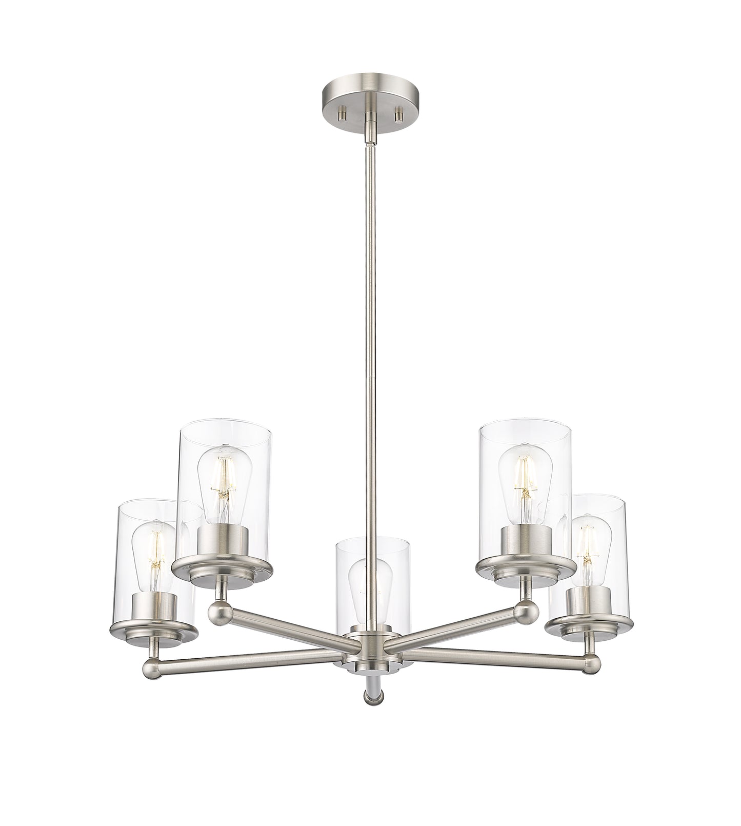 Thayer 5 Light Chandelier Brushed Nickel