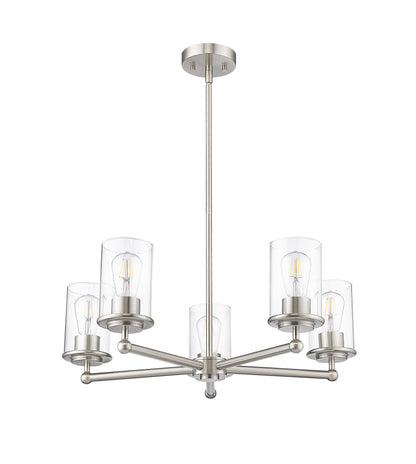 Thayer 5 Light Chandelier Brushed Nickel