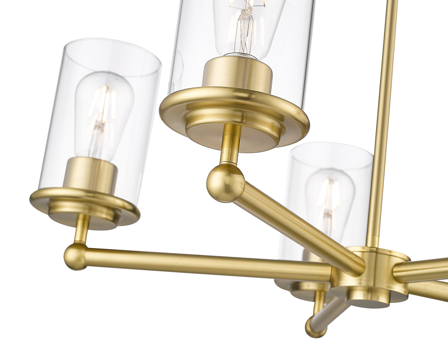 Thayer 5 Light Chandelier Luxe Gold