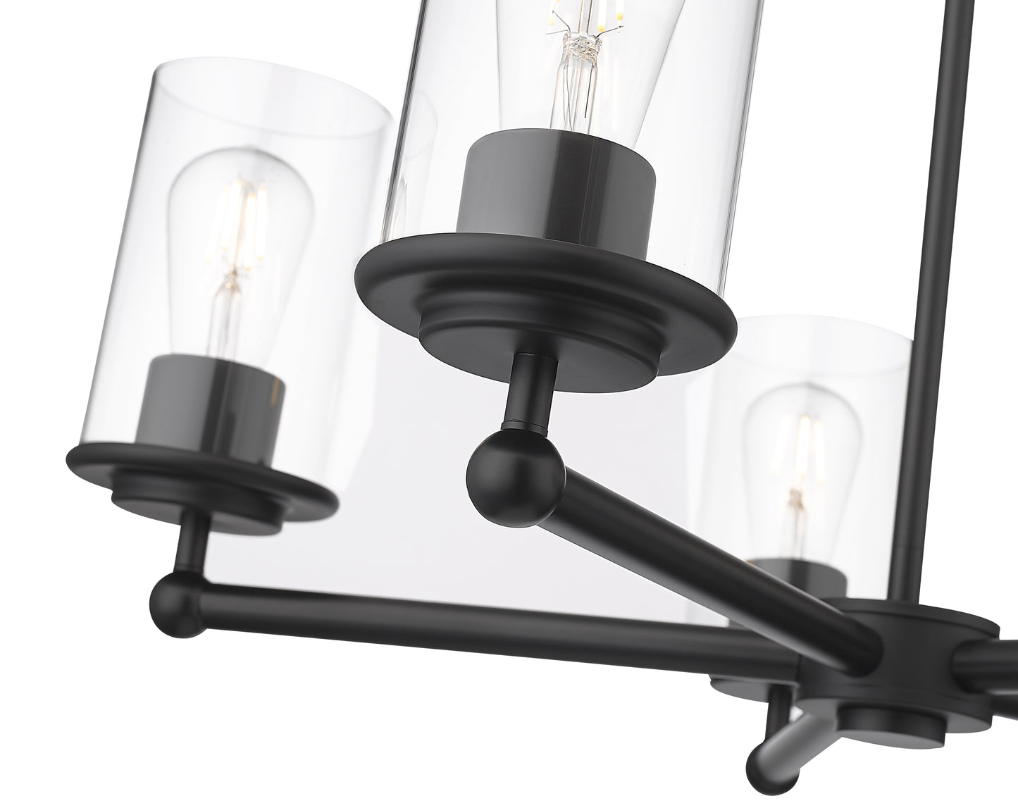Thayer 5 Light Chandelier Matte Black