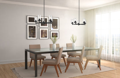 Thayer 5 Light Chandelier Matte Black