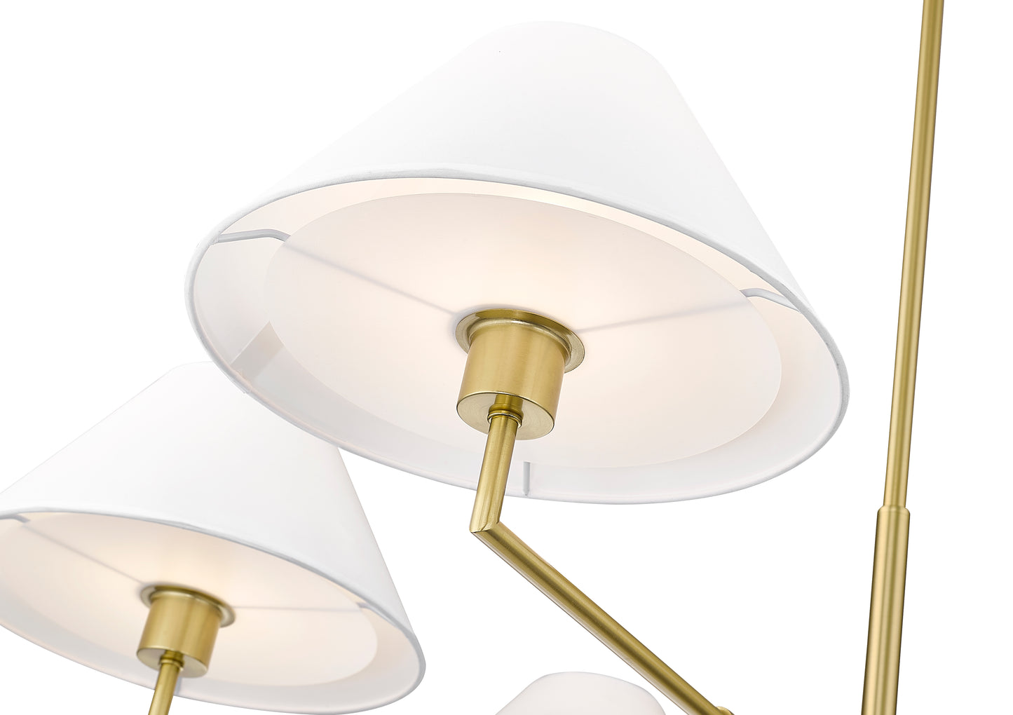 Leila 6 Light Chandelier Luxe Gold