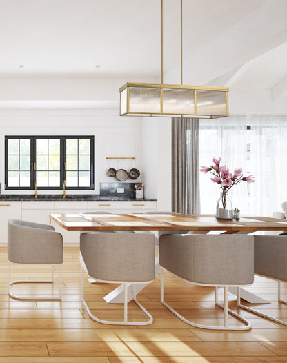 Carnaby 10 Light Pendant Modern Gold