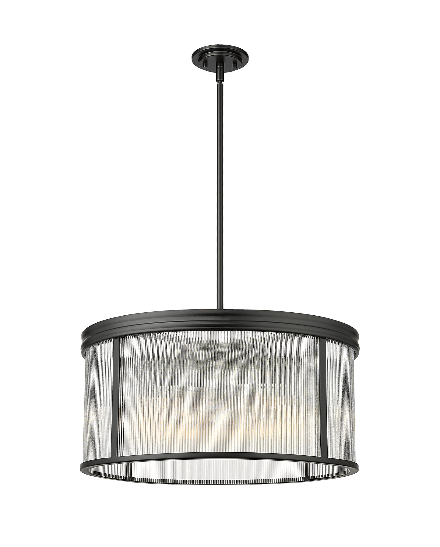 Carnaby 6 Light Chandelier Matte Black