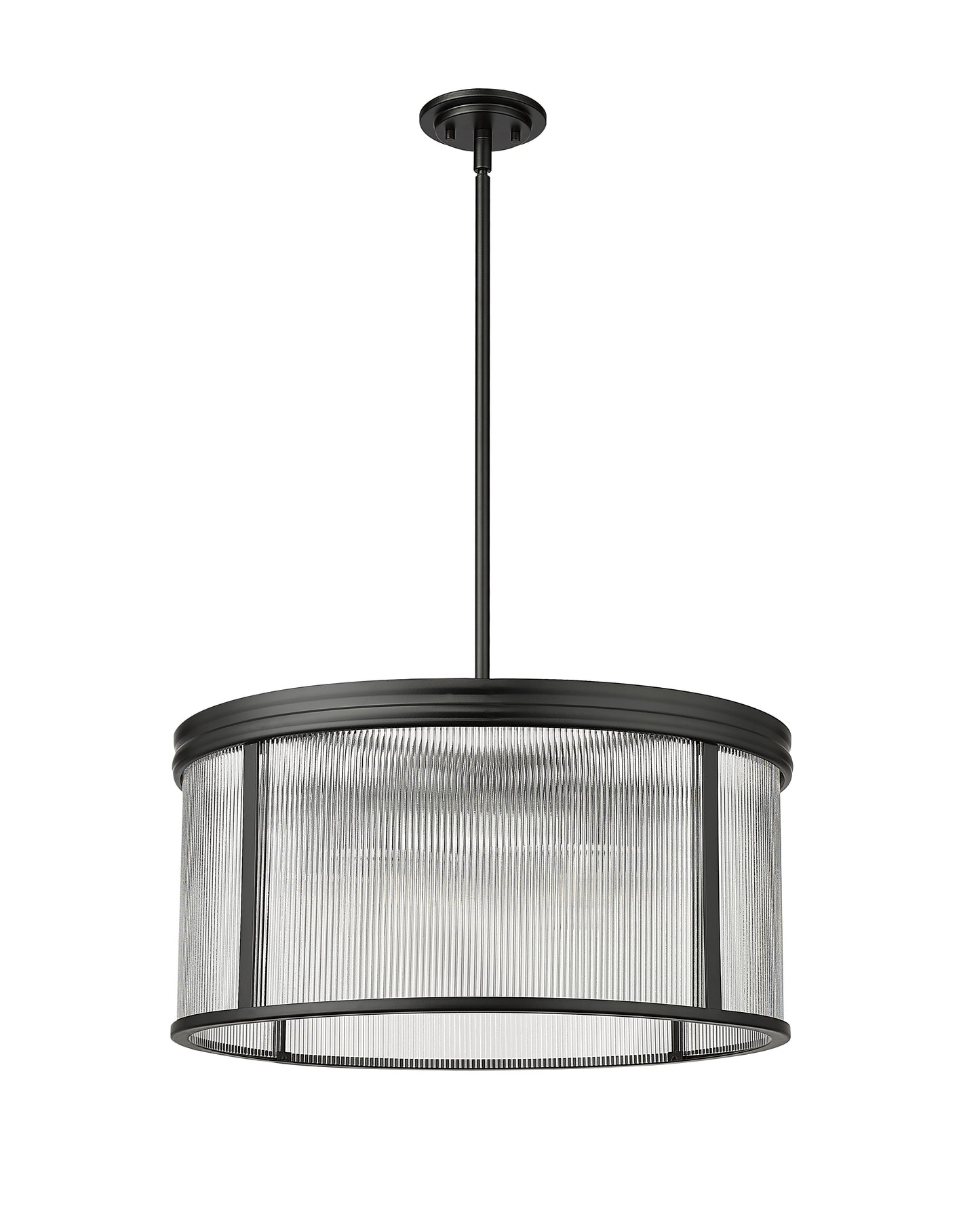 Carnaby 6 Light Chandelier Matte Black