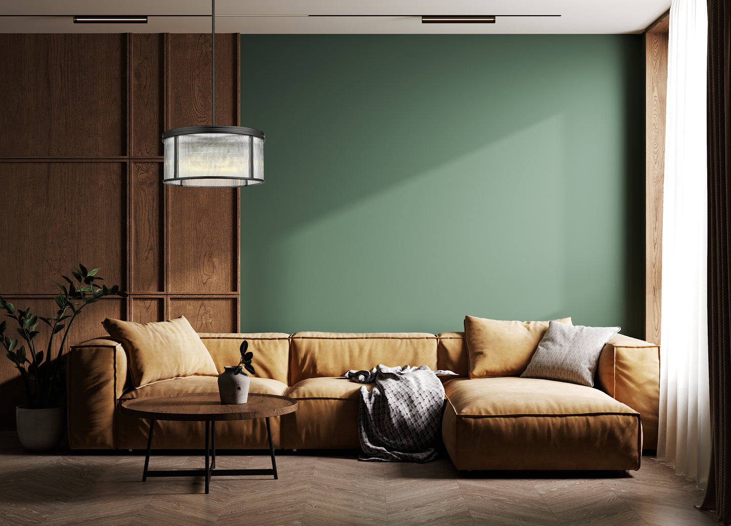 Carnaby 6 Light Chandelier Matte Black