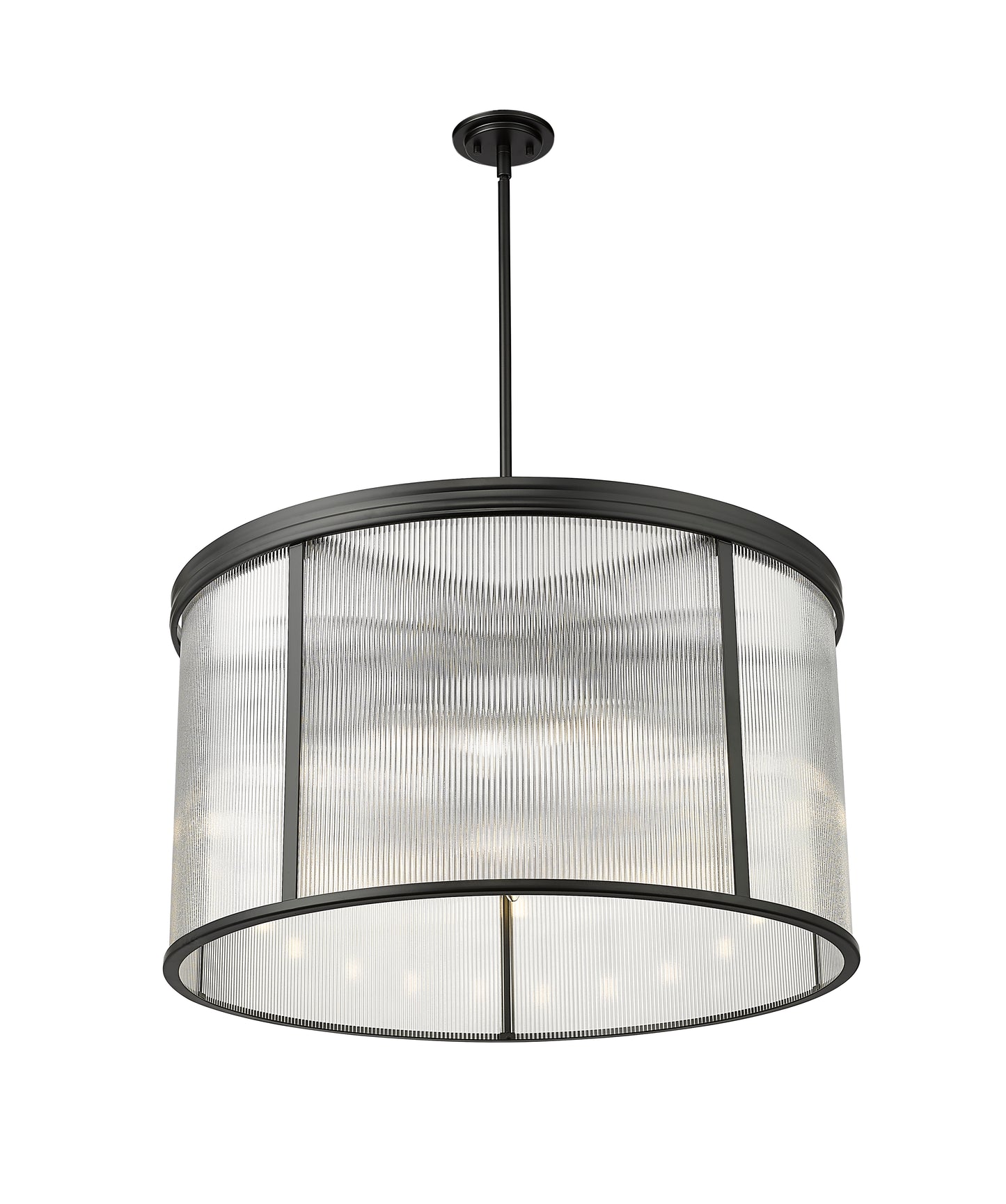Carnaby 9 Light Chandelier Matte Black
