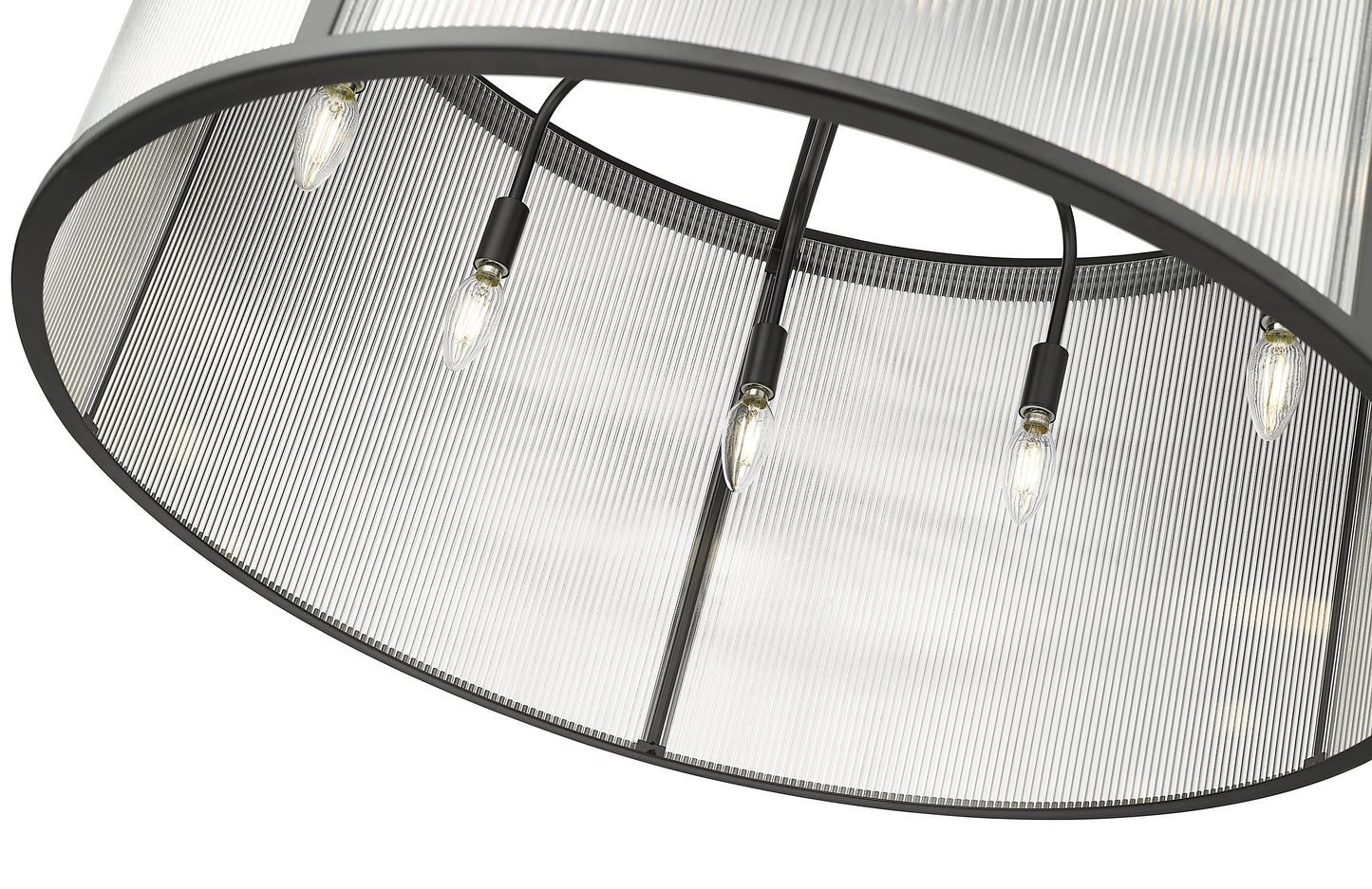 Carnaby 9 Light Chandelier Matte Black