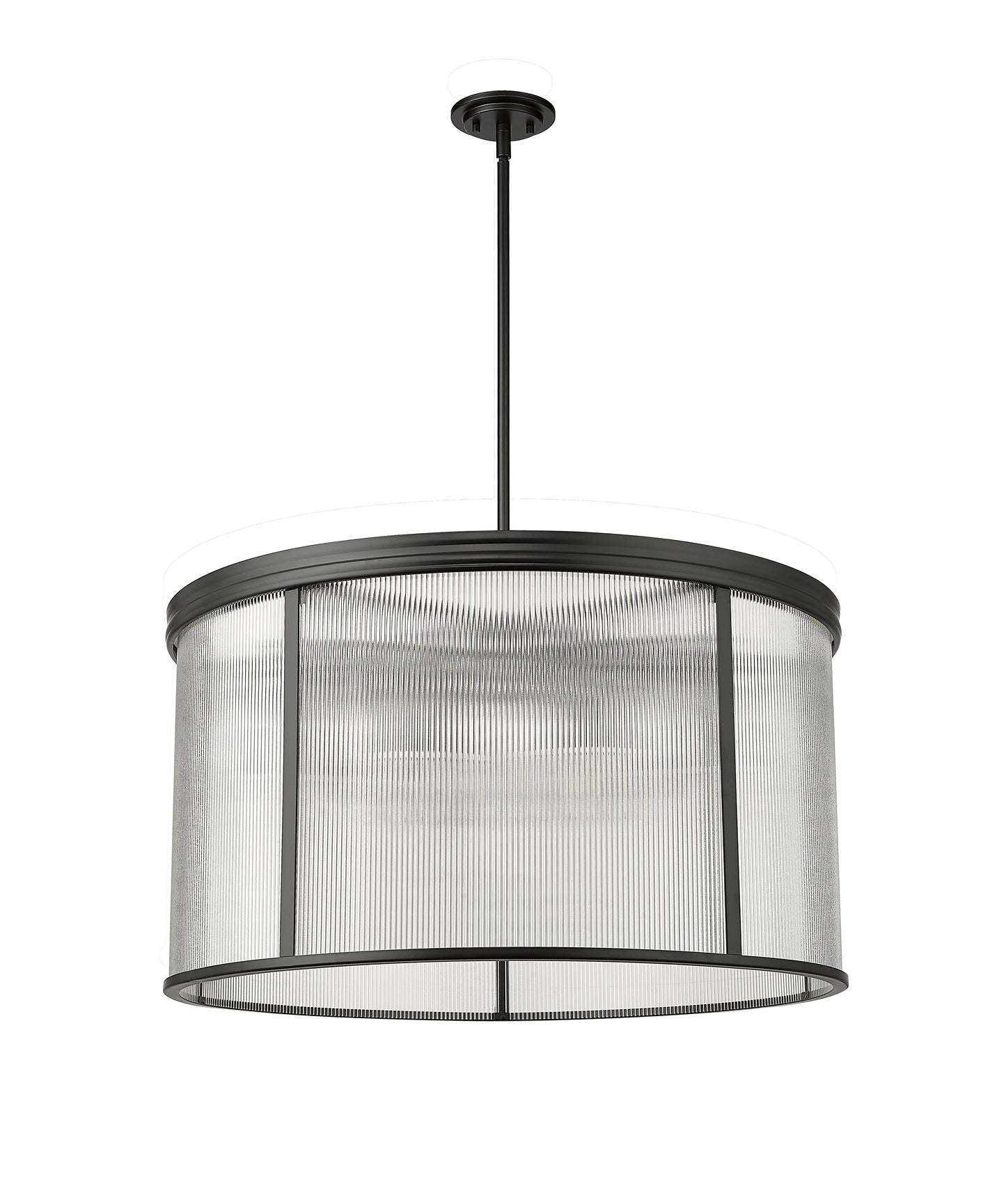 Carnaby 9 Light Chandelier Matte Black