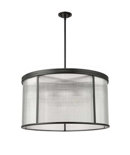 Carnaby 9 Light Chandelier Matte Black