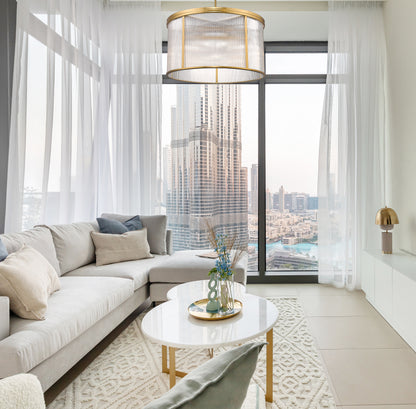 Carnaby 9 Light Chandelier Modern Gold
