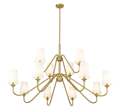 Gianna 12 Light Chandelier Modern Gold