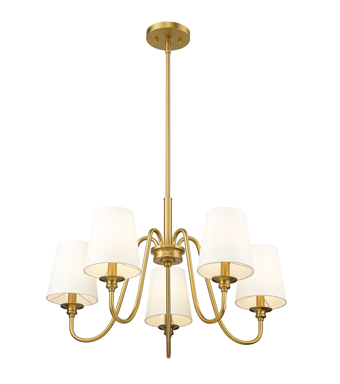 Gianna 5 Light Chandelier Modern Gold