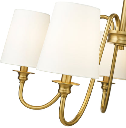 Gianna 5 Light Chandelier Modern Gold