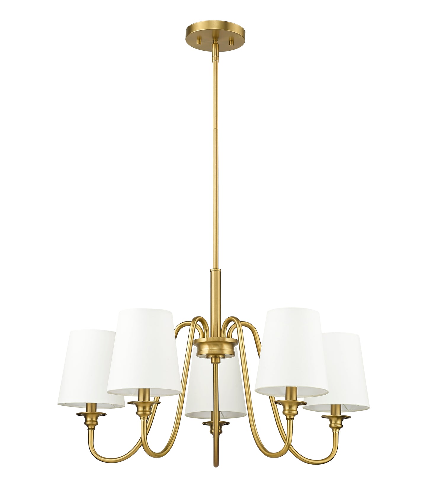 Gianna 5 Light Chandelier Modern Gold