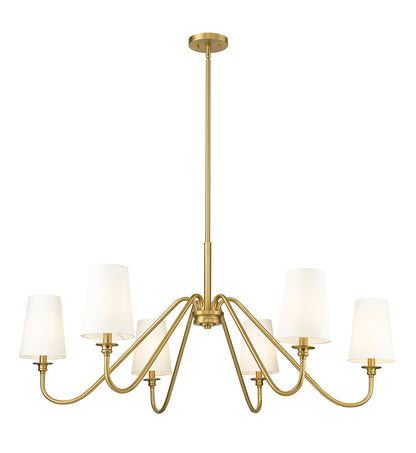 Gianna 6 Light Chandelier Modern Gold