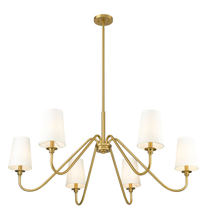 Gianna 6 Light Chandelier Modern Gold