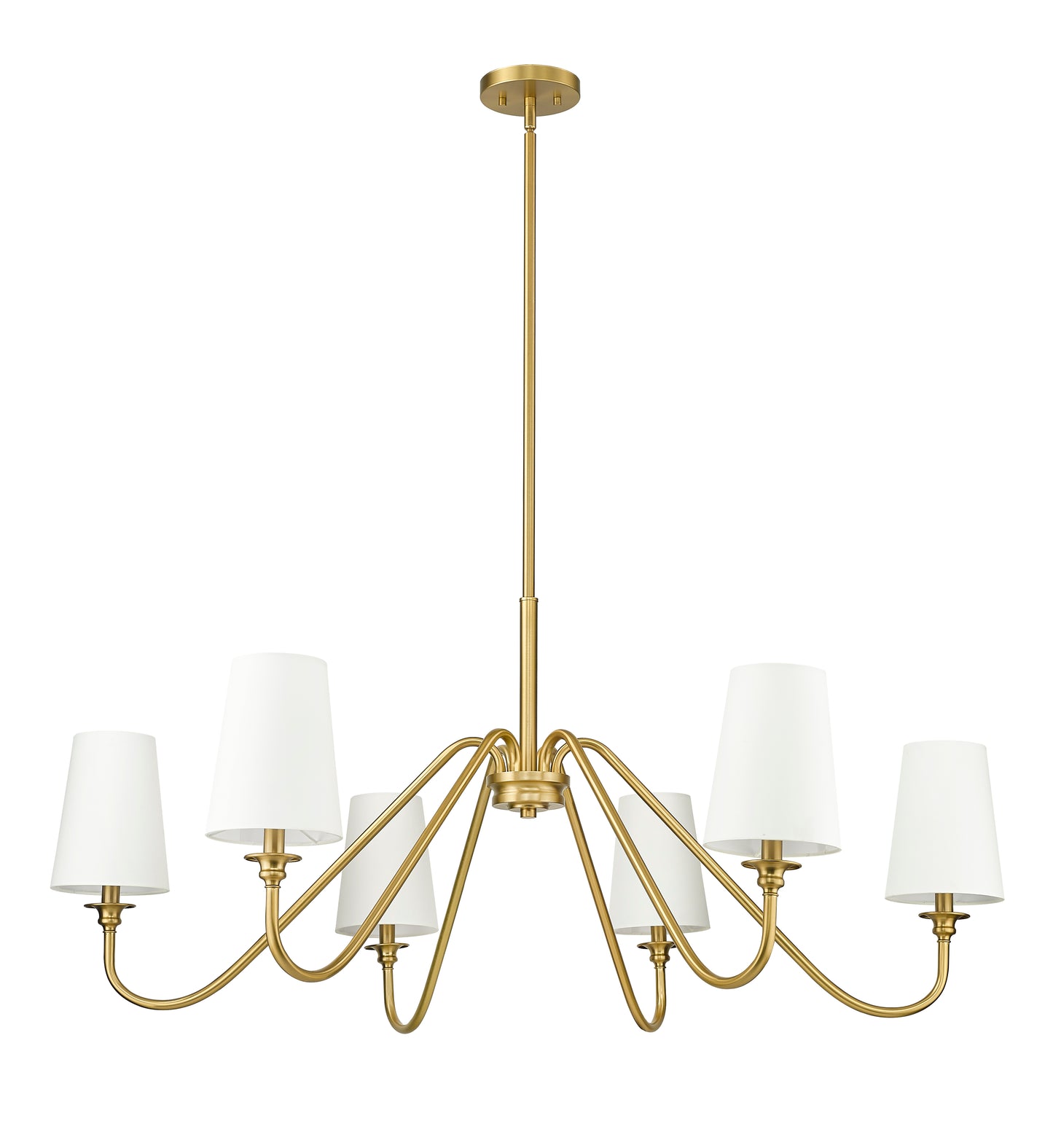 Gianna 6 Light Chandelier Modern Gold